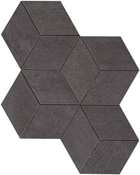 Am2p 30x35 mark graphite mosaico esagono Am2p 30x35 mark graphite mosaico esagono