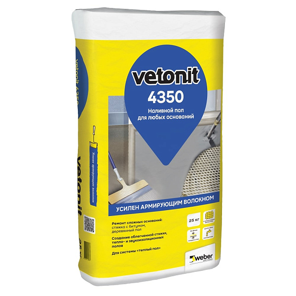 Полы vetonit 4350 20 kg