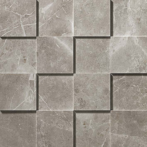Adqa 30x30 marvel grey fleury mosaico 3d