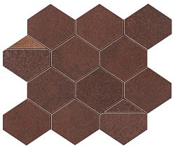 9bnc 29.4x25.8 blaze corten mosaico nest