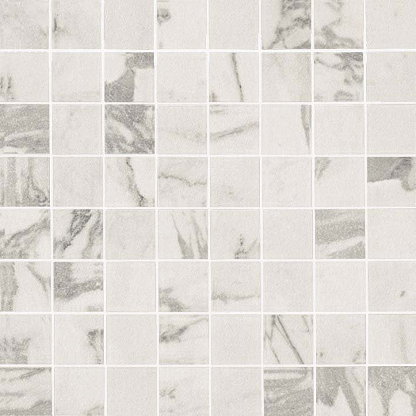 Adqi 30x30 marvel statuario select mosaico matt
